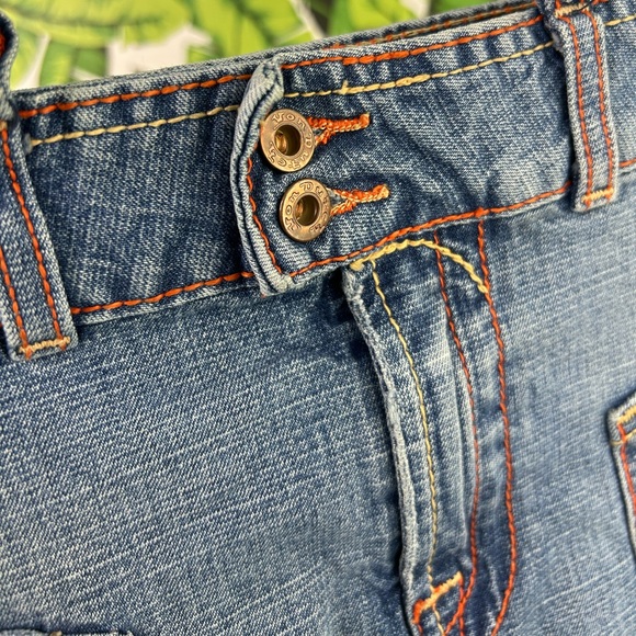 Vintage Y2K Von Dutch Micro Mini Skirt 🔥 Iconic Designer Denim - USA Made - Picture 8 of 10